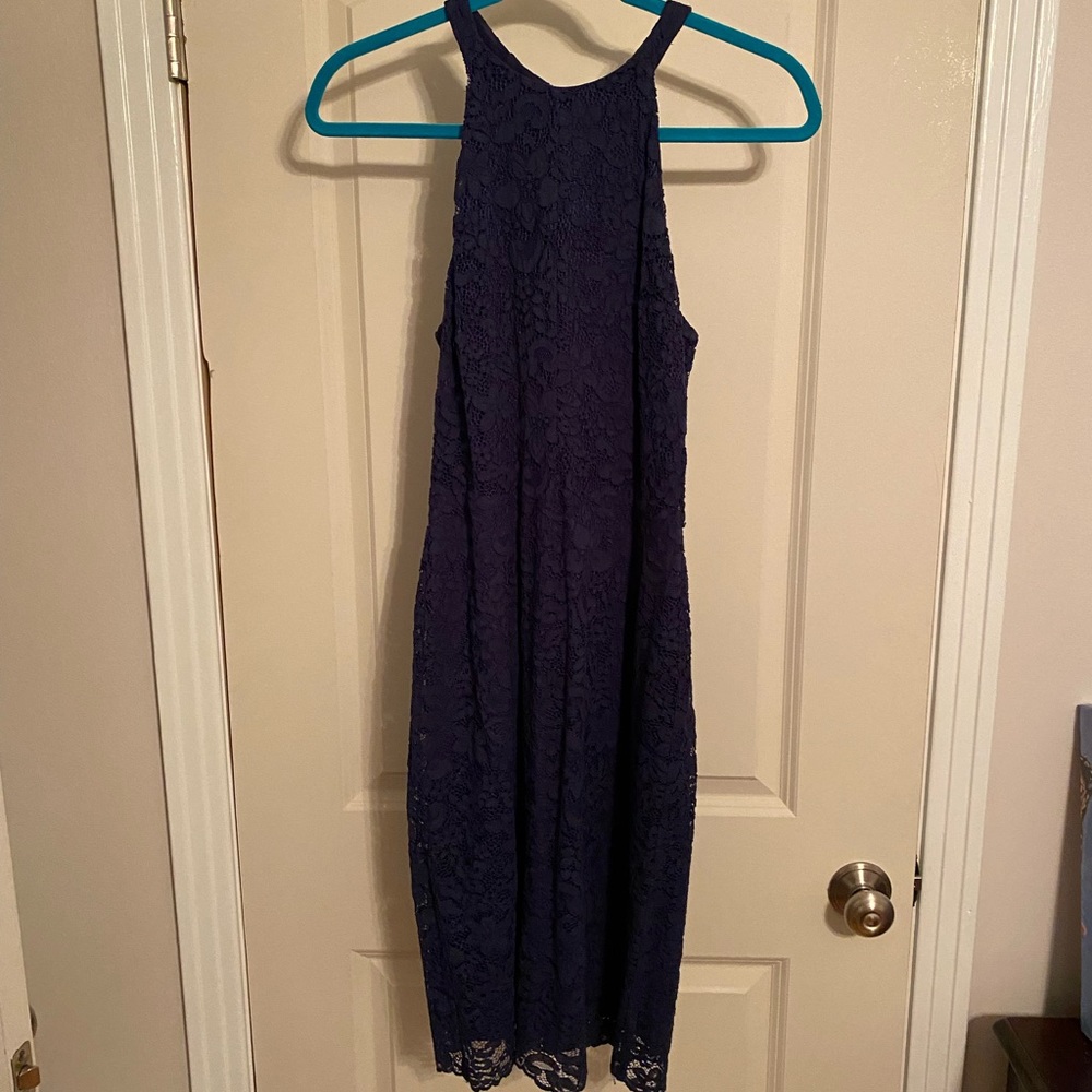 Women’s Navy Lace Dress